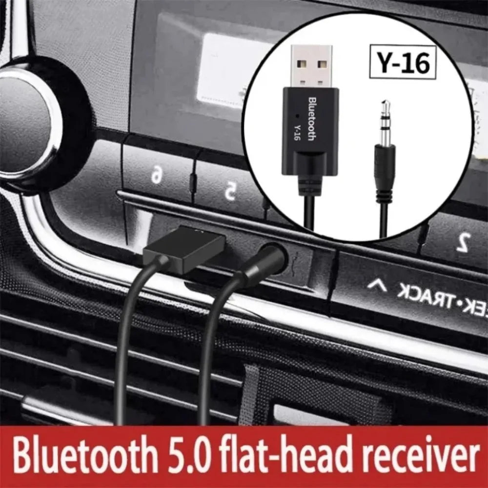 Bluetooth Audio Receiver Usb To 3 5Mm Jack Adapter Wireless Aux Dongle For Car Stereo Handsfree Music Streaming