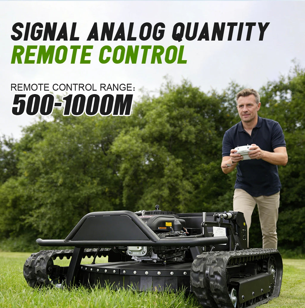 Customized Lawn Mower with Remote Control High Efficiency Low Power Consumption Suitable for Various Grass Types