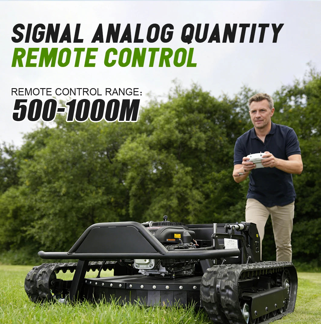 Customized Lawn Mower with Remote Control High Efficiency Low Power Consumption Suitable for Various Grass Types