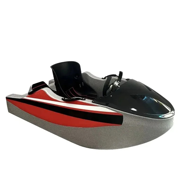 Electric Watercraft, 52km/h Dual-Speed Motorized Jet Ski for 2 Adults, 150kg Load & 90min Runtime for Water Sports & Skiing