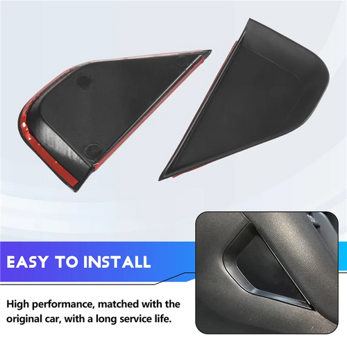 1 paire de boîtes de rangement latérales pour console centrale de voiture, plaque d'espace, garniture de protection en plastique, accessoires intérieurs compatibles avec Skoda Kodiaq 2017-2022