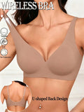 Women Seamless Push Up Bra No Show Brassiere Removable Pad Bralette NudeFit Bras Intimates Casual Comfortable