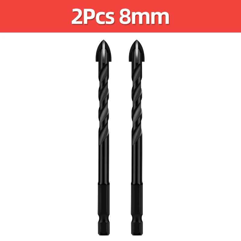 TOOLEYE Cross Hex Drill Bit Set