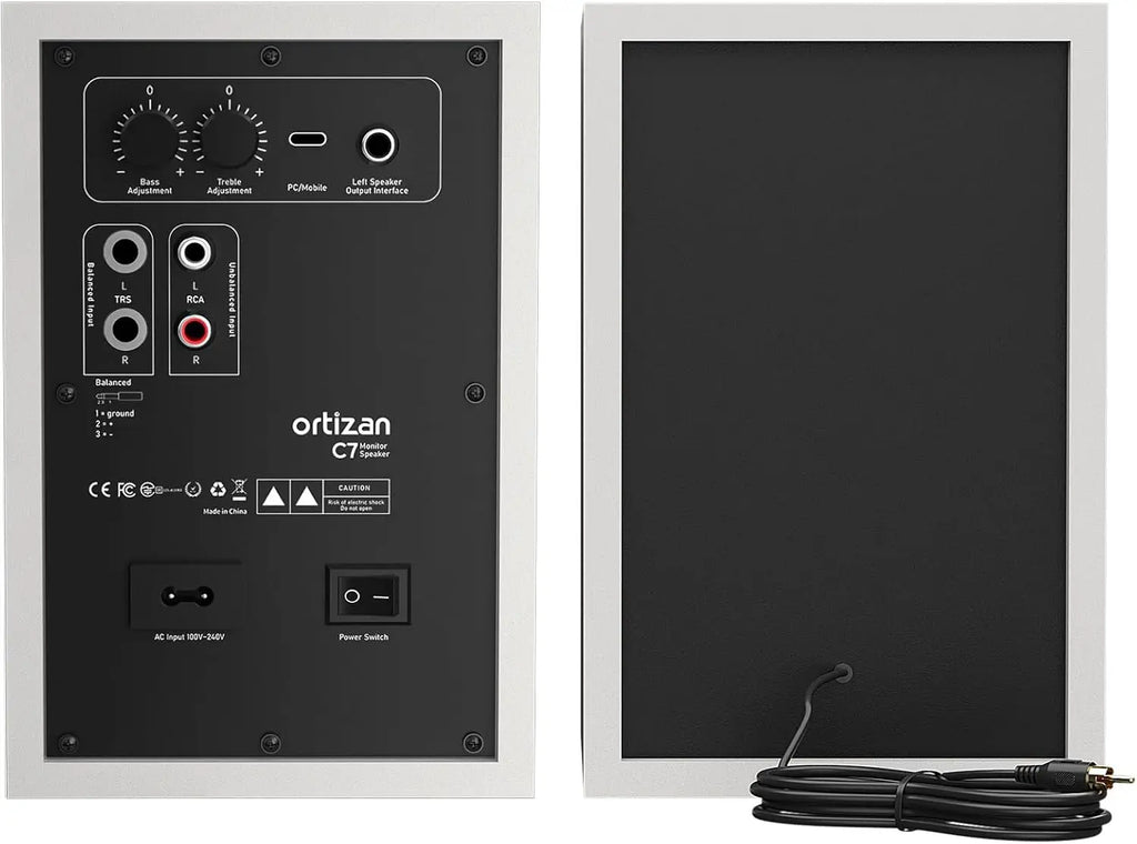 Enceintes de bibliothèque actives Ortizan, moniteur de studio, Bluetooth 5.3 sans fil, ordinateur, TV, PC, DAC USB, système de caisson de basses Hi-Fi pour la maison