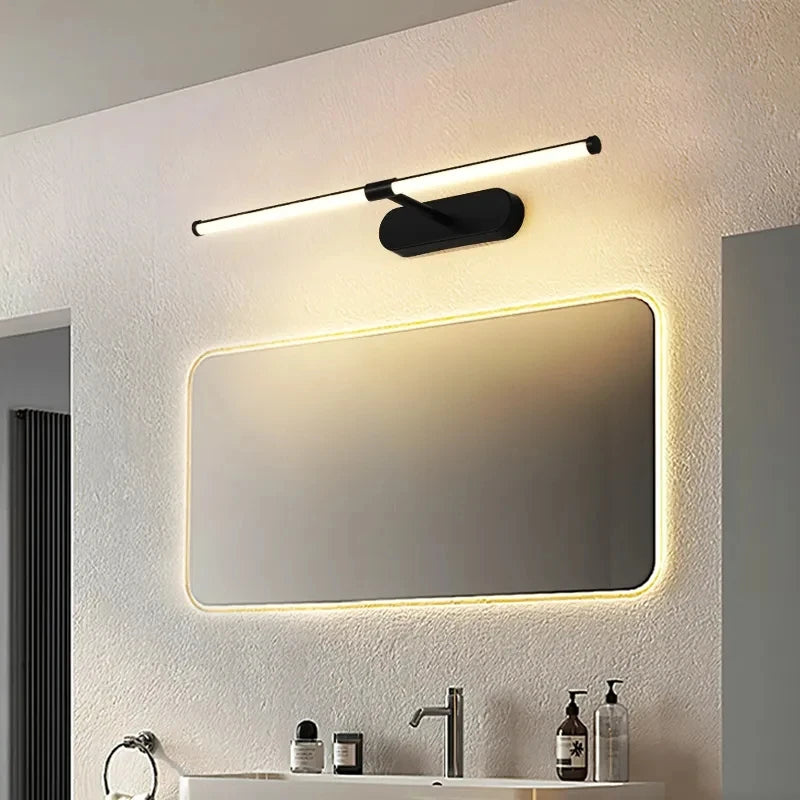 Mirror Light LED Wall Lamp Modern Bathroom Wall Light 43cm 58cm AC85 - 265V Indoor Lighting Bedroom Wall Sconces Light Fixtures