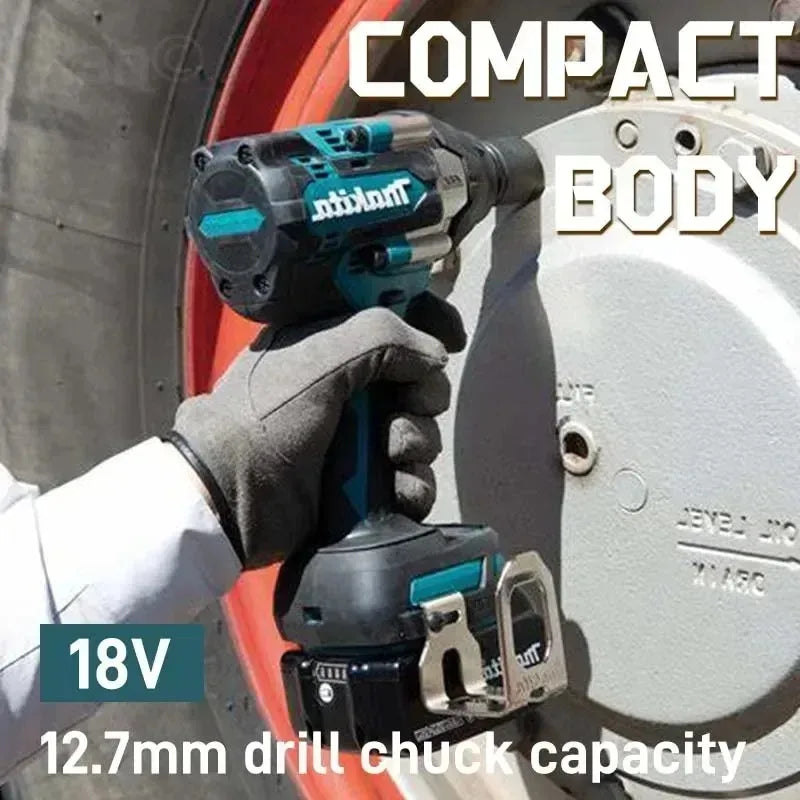 New Makita DTW700 1000N.M Torque Brushless Electric Impact Wrench Cordless Electric Drill 1/2"Wrench Power Tools For 18V Battery