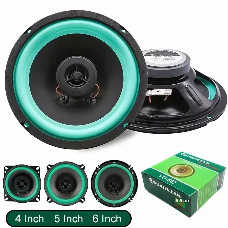 4/5/6.5 Inch Car Speakers &Speaker protector Coaxial Subwoofer Automotive Audio HiFi Music Full Range Frequency Full  Car Audio