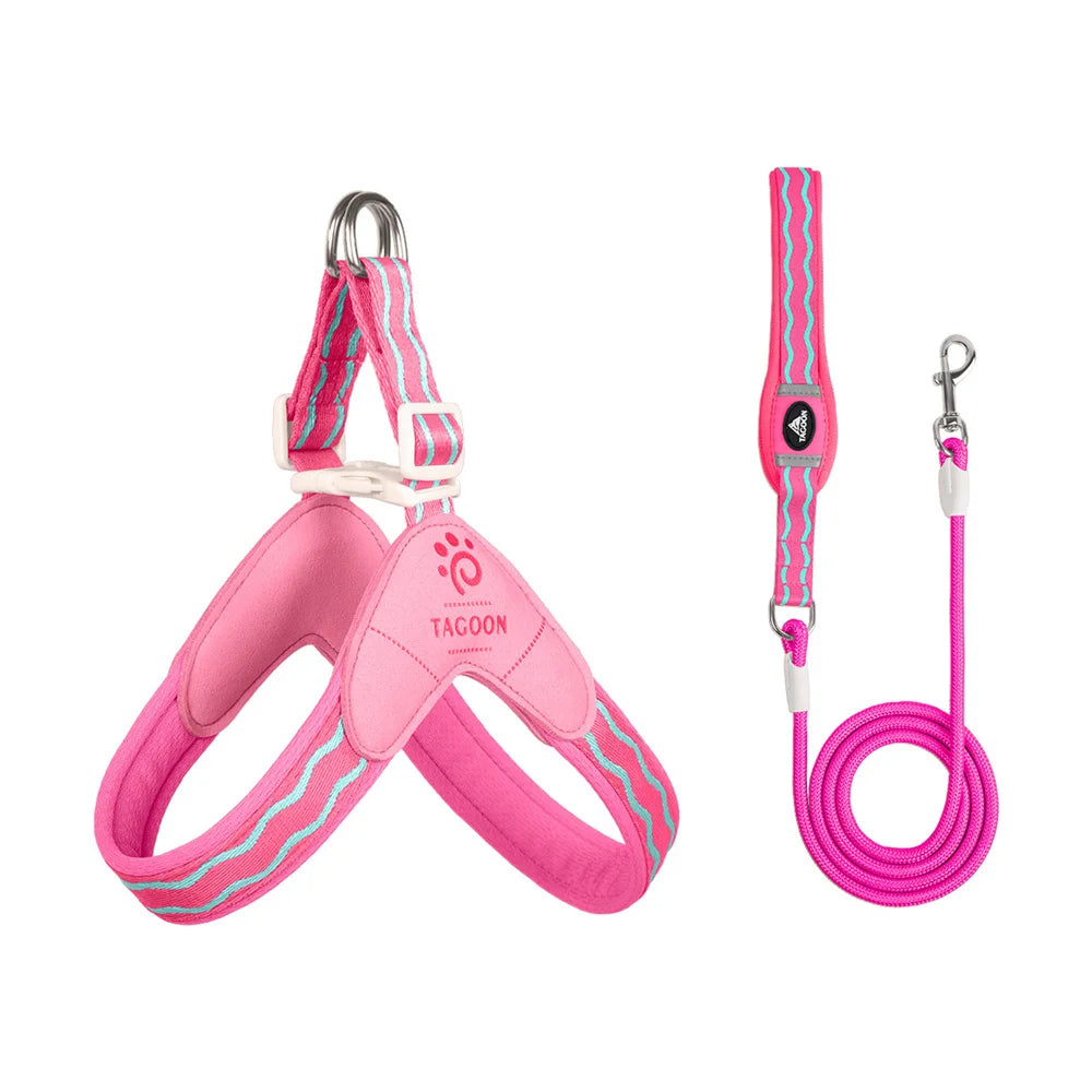 Spring Summer Cat Puppy Harness Wear Simple Mesh Breathable Outdoor Pet Dog Walking Supplies Chihuahua Corgi Saddle Chest Straps