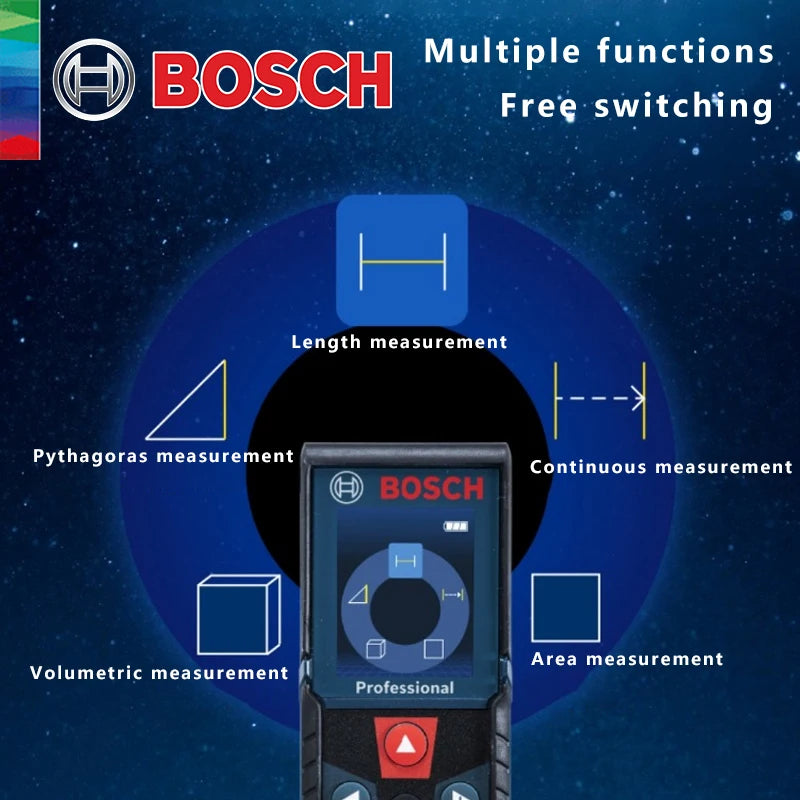 Bosch 40M Laser Rangefinder GLM 400/4000 Multi Modes Digital Distance Meter High Precision Laser Measure Tape Measurement Tools
