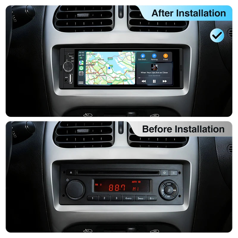 AINAVI K40 K50 Universal Car Radio 1 Din Carplay Wireless Android Auto Car Multimedia MP5 HD IPS Touch Screen USB TYPE-C BT 5.0