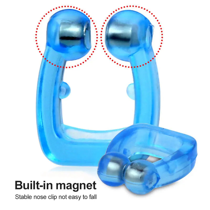 NEW Silicone Magnetic Anti Snoring Device Stop Snoring Mini Nose Clip Improve Sleeping For Men/Women Beauty Health 1/2/4PCS