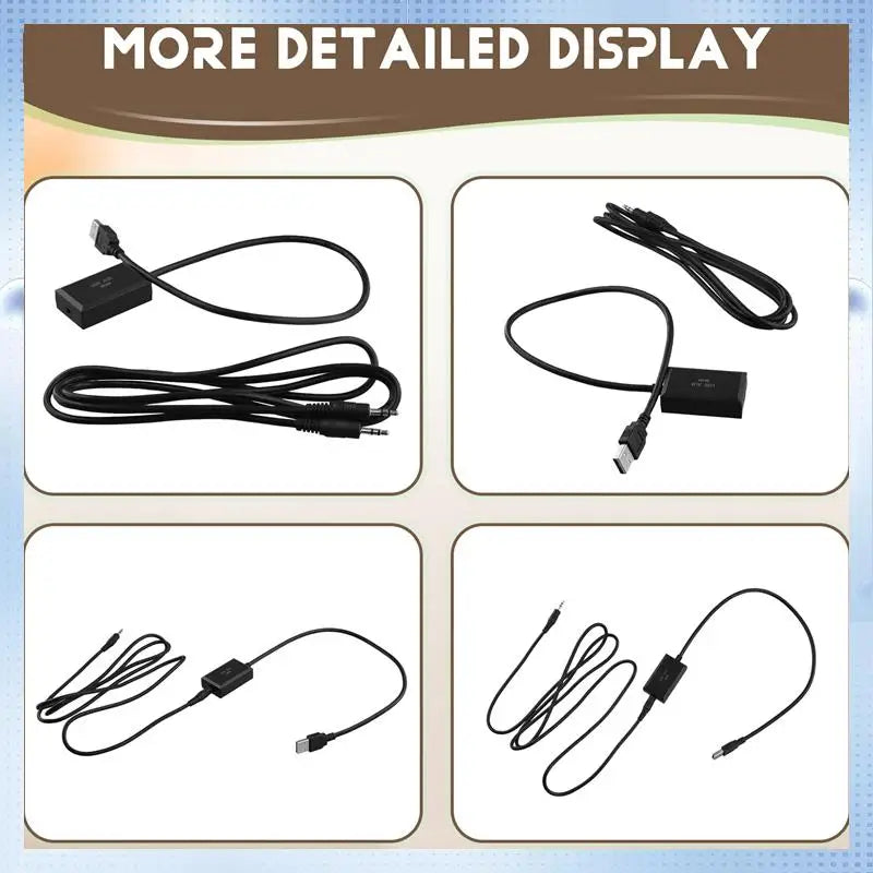 Y90A-7 Inch Car Screen Audio Input AUX To USB Audio Output AUX Activator For Mercedes Benz NTG 5.0 System