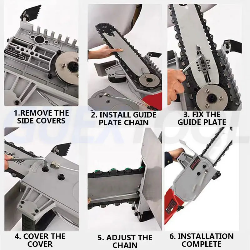 High Power Reinforced Concrete Slotting And Cutting Machine Electric Chain Saw Cement Wall Cutting Machine Modify Doors Windows