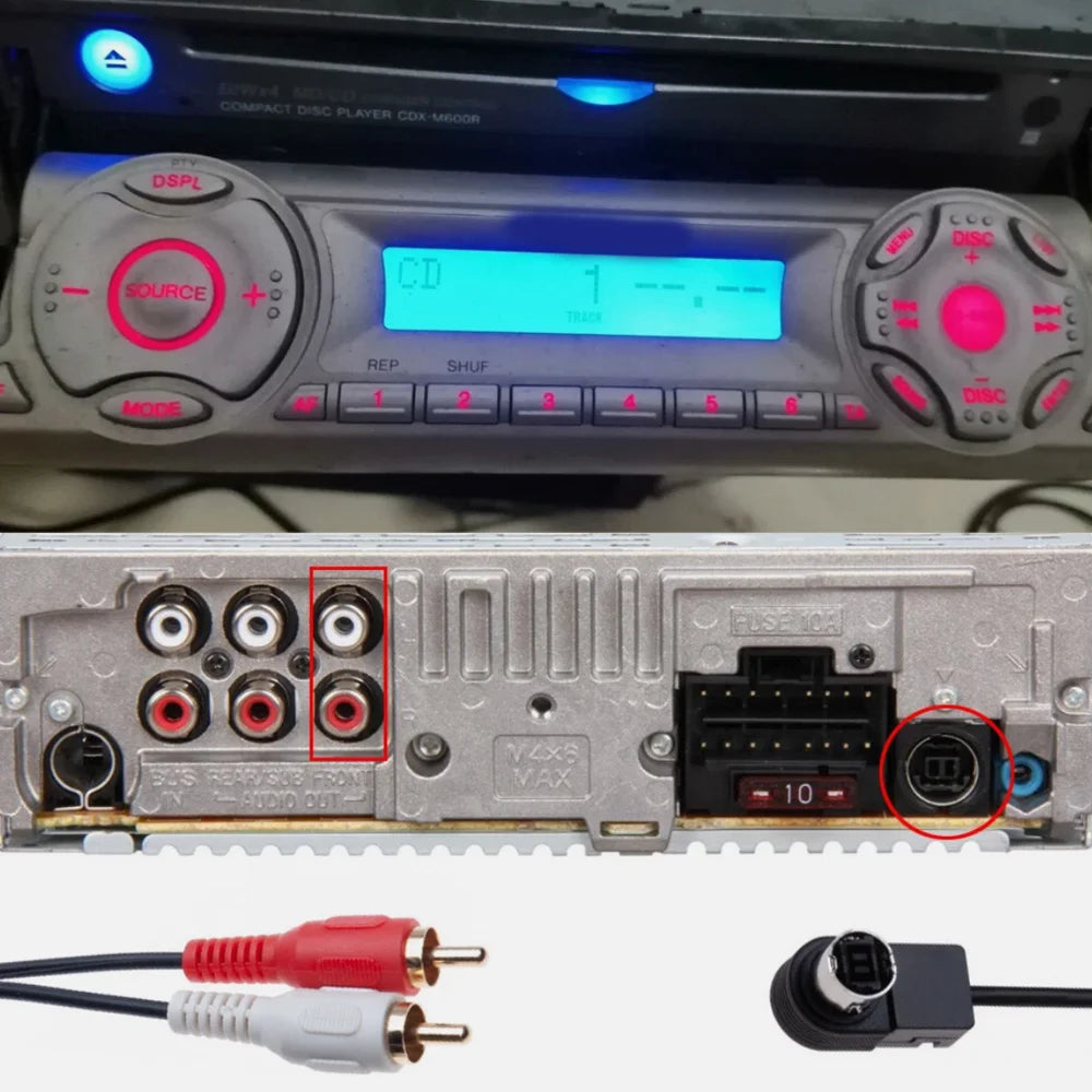Audio Cable For Sony Unilink Cable Adapter AUX Input Auxiliary Bluetooth Car Radio CDX-F5550EE CDX-F5700 CDX-F5710 CDX-F605X