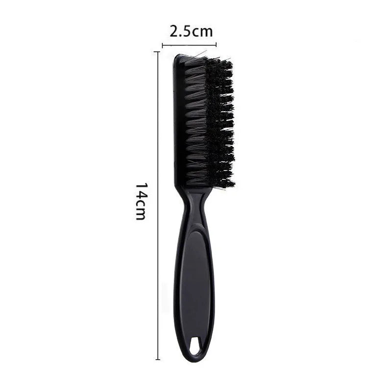 Six Colors Comb Brush  Small Beard Styling Brush Professional Shave Beard Brush Barber Vintage Carving Cleaning Brush