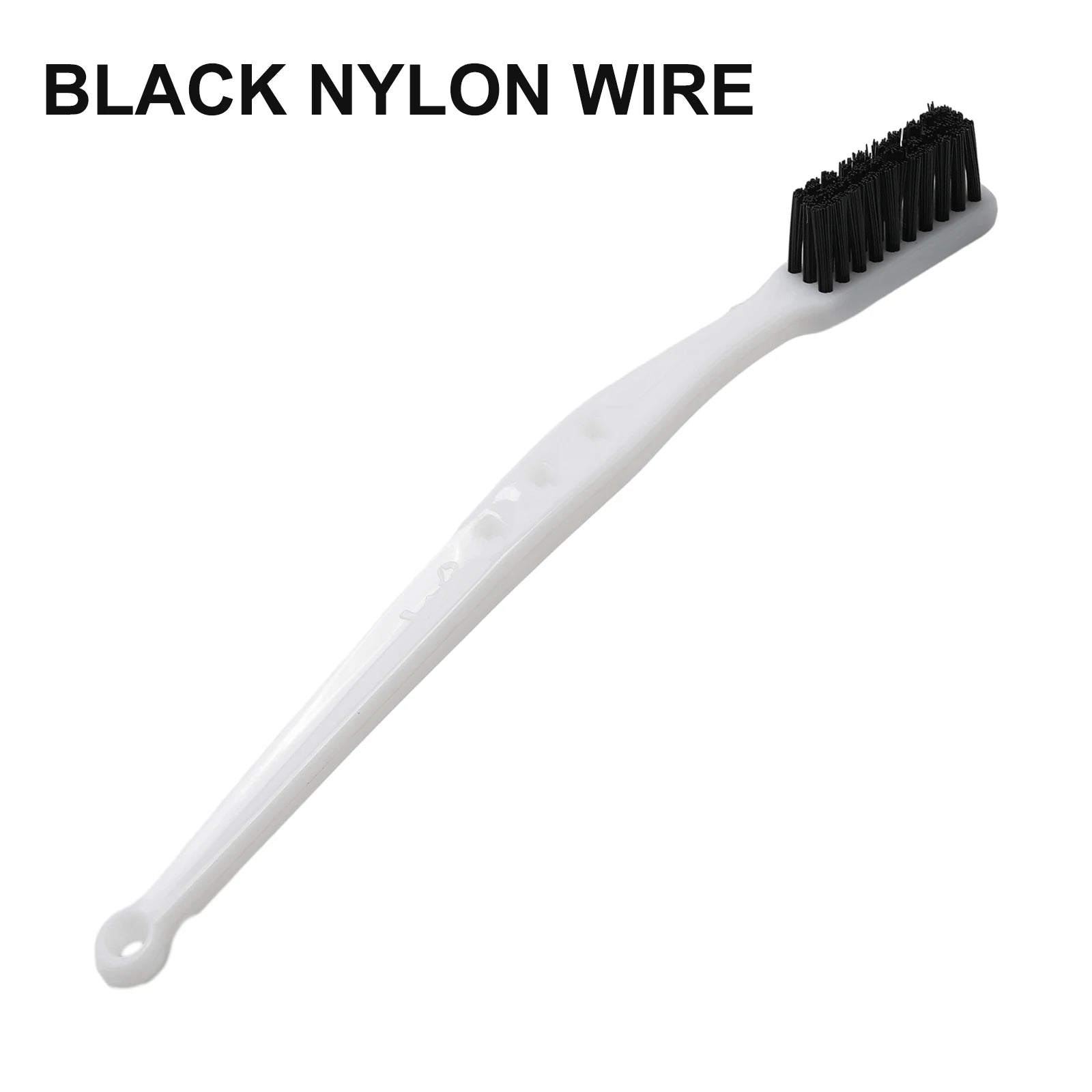 Brush Wire Metal Nylon Wire Plastic White Wire Brush Black Cleaning Handle Brass Machine Polishing Rust Silver