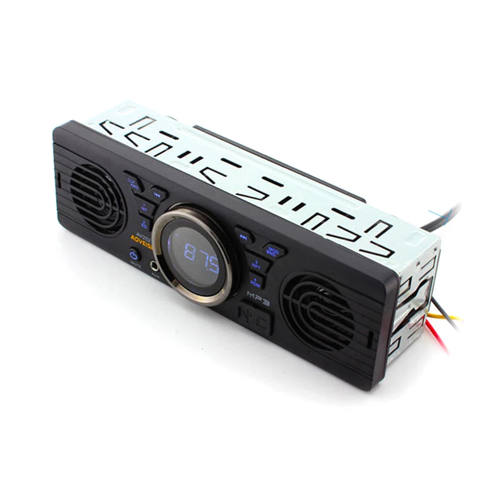 Car Radio MP3 Audio Player 2.4 Inch Display MP3 Car Multimedia Player Support for TF MINI USB AUX Interface Bluetooth-compatible
