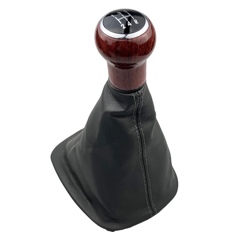For VW Passat B5 b5.5 1997 1998 1999 2000 2001 2002 2003 2004 2005 Car-Styling 5/6 Speed Gear Shift Knob PU Leather Boot Case