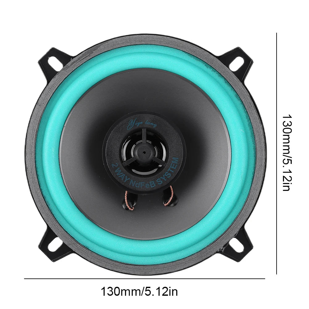 4/5/6.5 Inch Car Speakers Coaxial Subwoofer 100W/160W Universal Automotive Audio Music Full Range Frequency Car Stereo Speaker