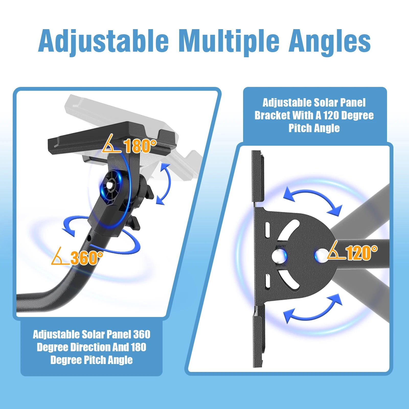 HUADAI Design Gen 3 Mount for Starlink, Adjustable Wall /Roof Mounting Kit【Include Aluminum Gen 3 Pipe Adapter】
