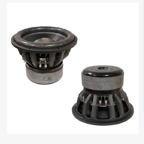 Subwoofer de voiture 15 pouces Haut-parleur Woofer à trois aimants Audio RMS 4000W X-MAX 25MM pour voiture