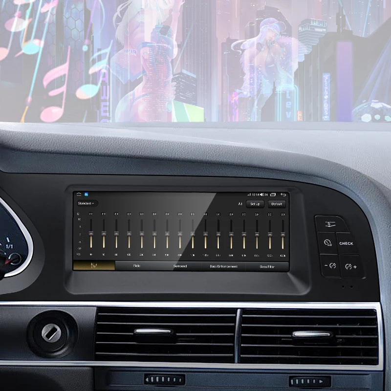 STWEI Nouvel écran de 8,8 pouces pour autoradio multimédia sans fil Android AUTO CarPlay pour AUDI A6 C6 2005-2011 Lecteurs vidéo GPS