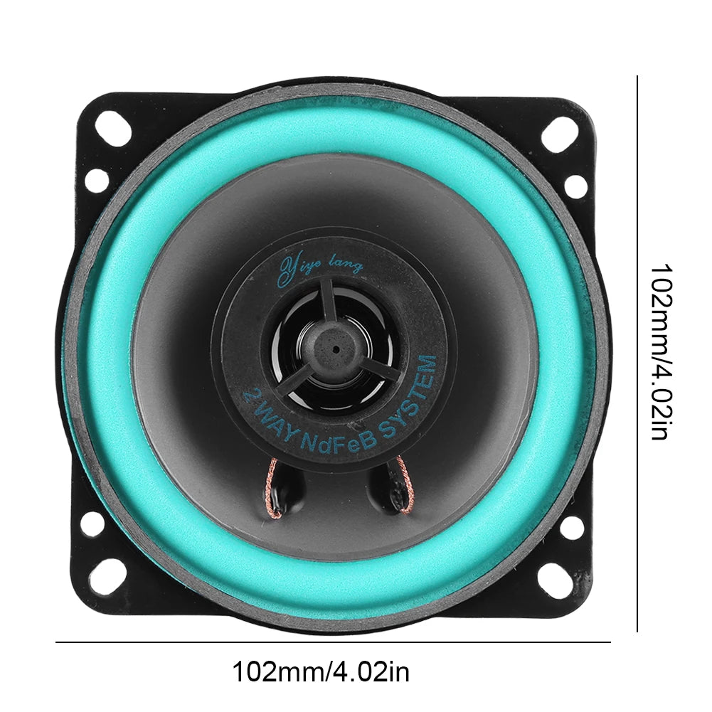 4/5/6.5 Inch Car Speakers Coaxial Subwoofer 100W/160W Universal Automotive Audio Music Full Range Frequency Car Stereo Speaker