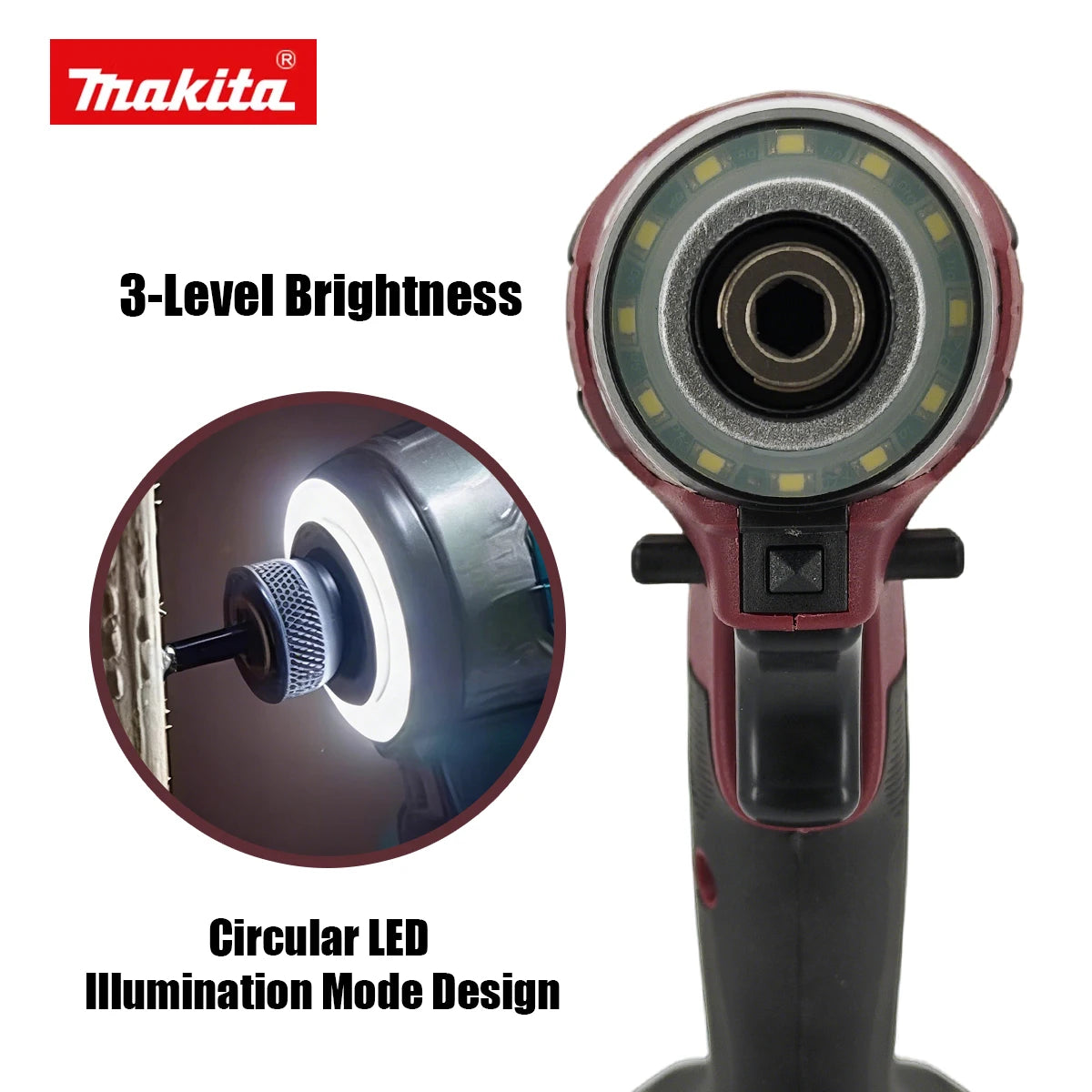 Makita 18V DTD173 Brushless Drill Power Tool Multicolor Home Improvement DIY 180Nm Electric Wood Bolt T-Mode