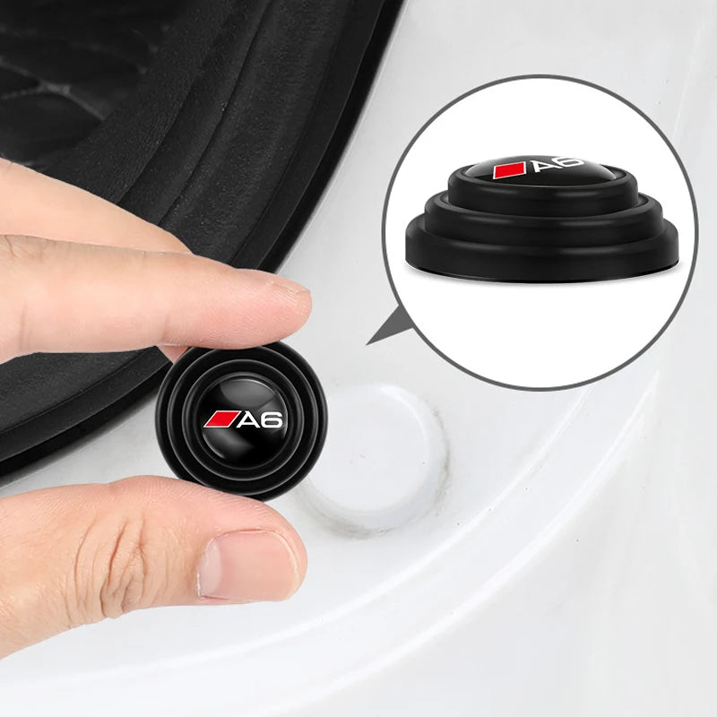 4Pcs Car Door Anti-shock Pad Anti-noise Buffer Gasket Auto Interior For Audi A1 A2 A3 A4 A5 A6 A7 A8 Q1 Q2 Q3 Q4 Q5 Q6 Q7 Q8 RS3