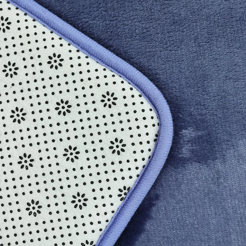 Ensemble de toilettes trois pièces, tapis de sol de salle de bain, tapis de douche, tapis de bain absorbant, tapis antidérapant, doux et confortable, buanderie.