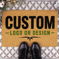 Customized Coir Doormat Logo Text Number Design Your Idea Welcome Mat Rugs for Company Home Indoor Outdoor Housewaring Gifts