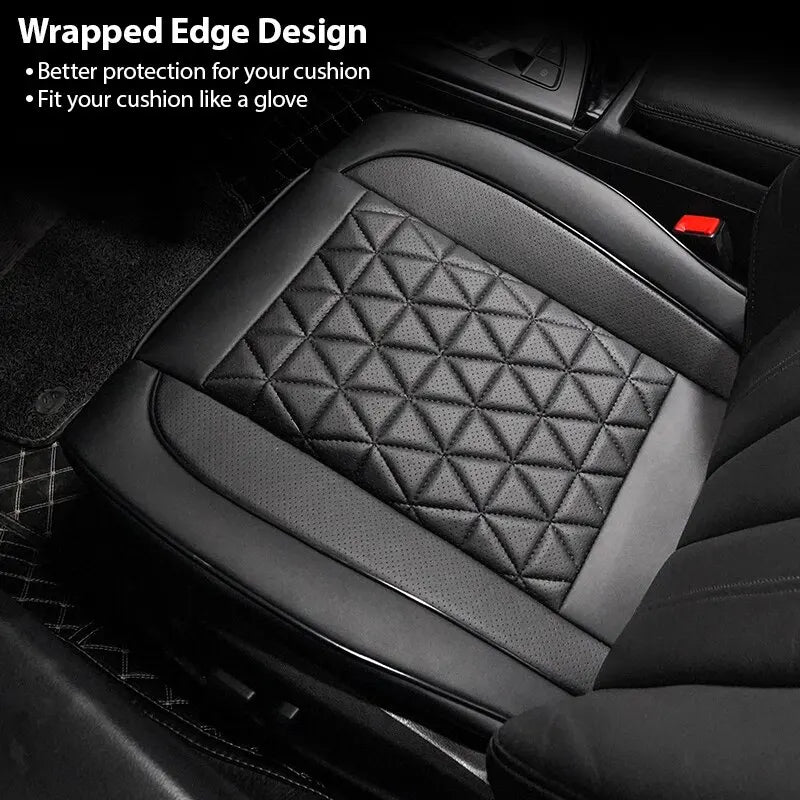 Nouvelle Housse de Siège Avant de Voiture en Cuir PU Coussin de Siège Auto Protection de Siège de Voiture Universelle Tapis de Chaise Auto Accessoires Automobile