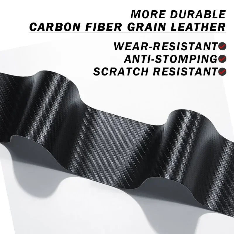 4/1Pc Carbon Fiber Car Door Edge Sill Protector Strip 3D Sticker For Ford Fiesta MK7 Mondeo MK4 ST Focus MK1 MK2 MK3 Focus 2 3 4