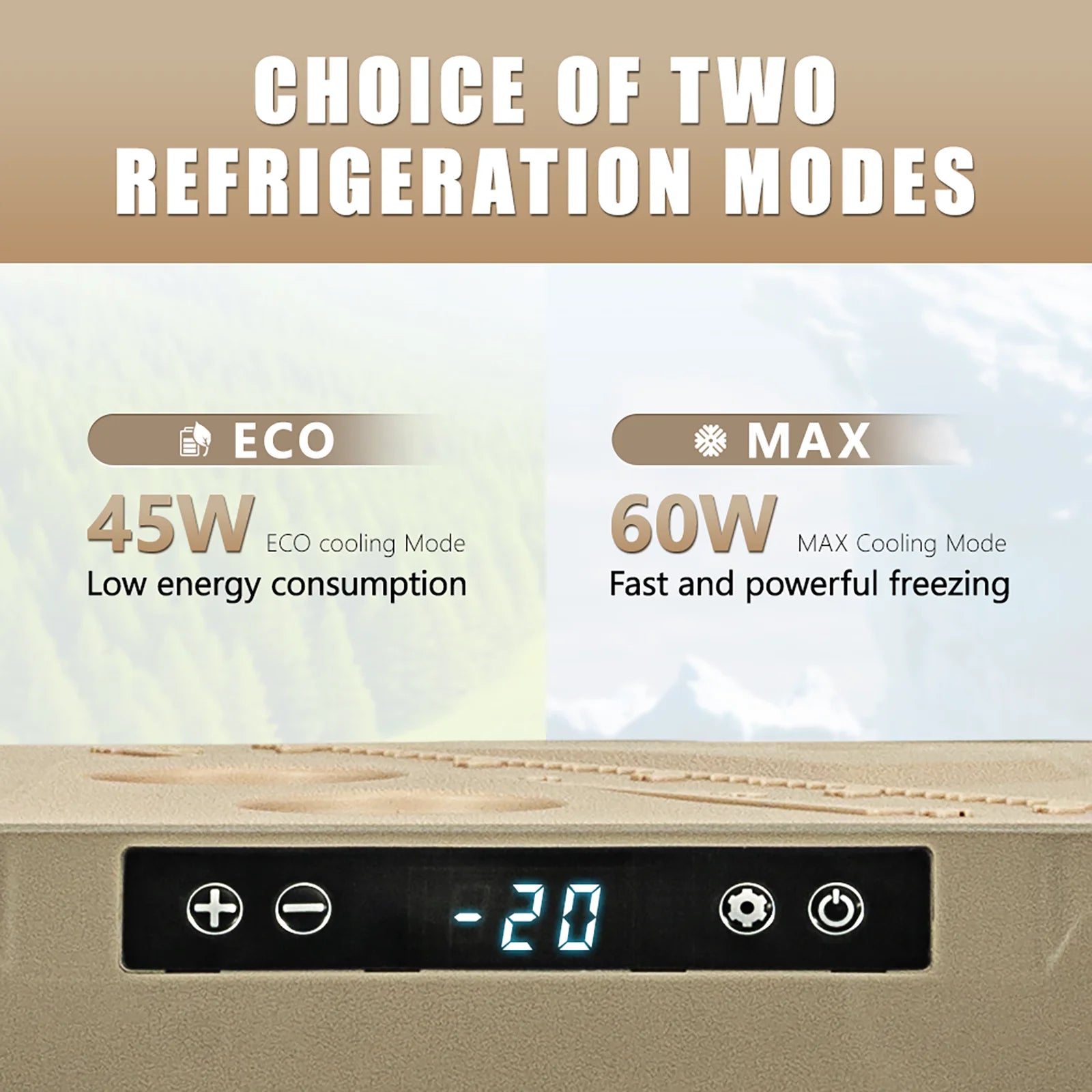 Alpicool 30 Quart GE30 Réfrigérateur de voiture portable, Congélateur de voiture 12 volts, Réfrigérateur à refroidissement rapide, avec 12/24V DC et 100-240V AC
