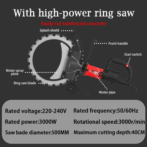 220V Concrete Ring Saw