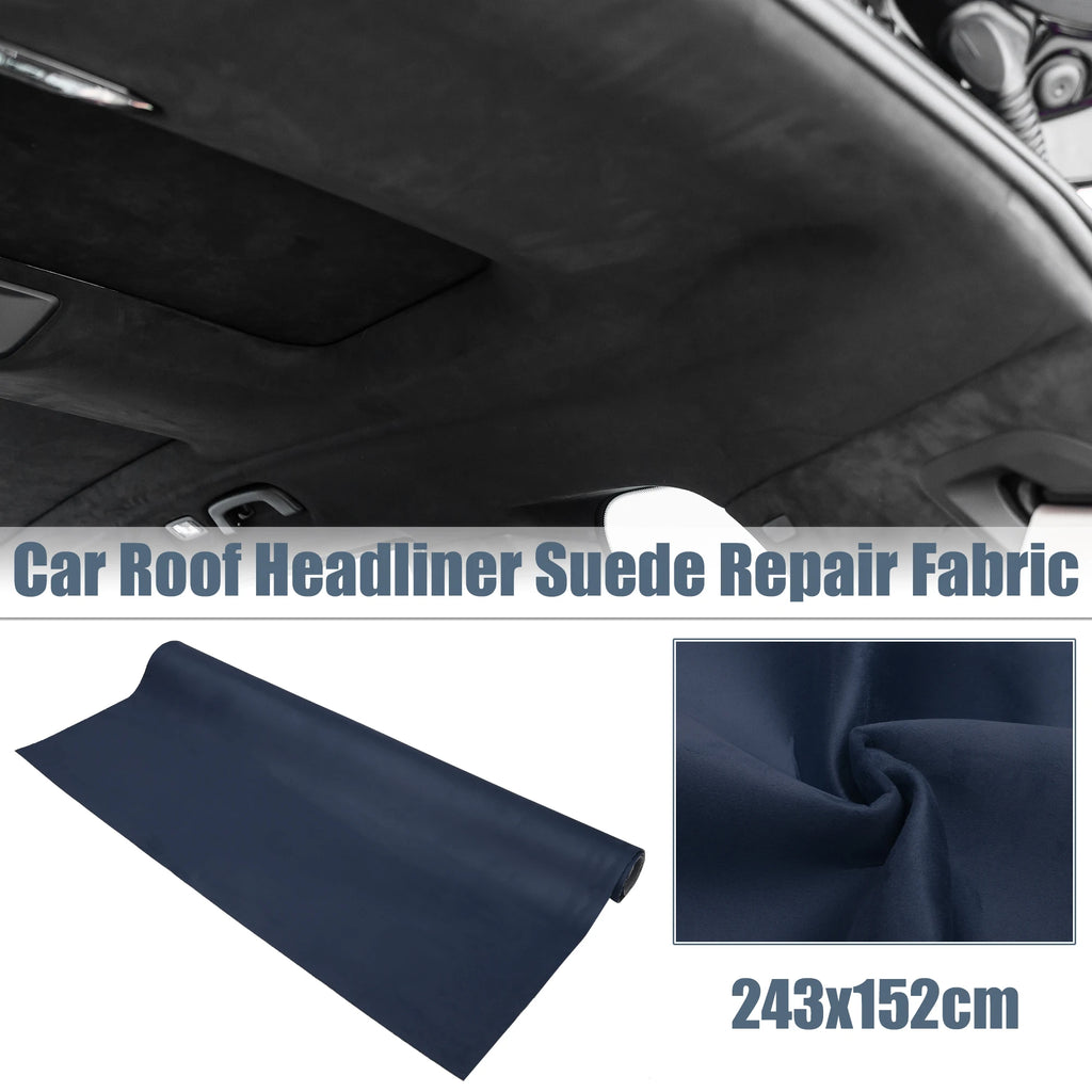 UXCELL Suede Headliner Fabric Foam Backed for Car Truck Interior Trim Protect Aging Broken Faded DIY Replacement 200x152cm