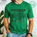 Summer Men's Retro T-Shirts Engineer Definition Shirt Tops Casual Fashion T-shirt Mechanical Engineering Gift TShirt Street Wear