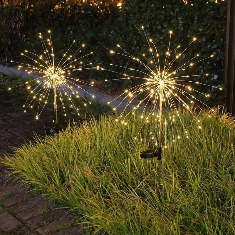 Outdoor Solar Firefly Reed Lights 6LED Swing Lamp Waterproof Pathway Lawn Street Garden Decoration Landscape Lighting