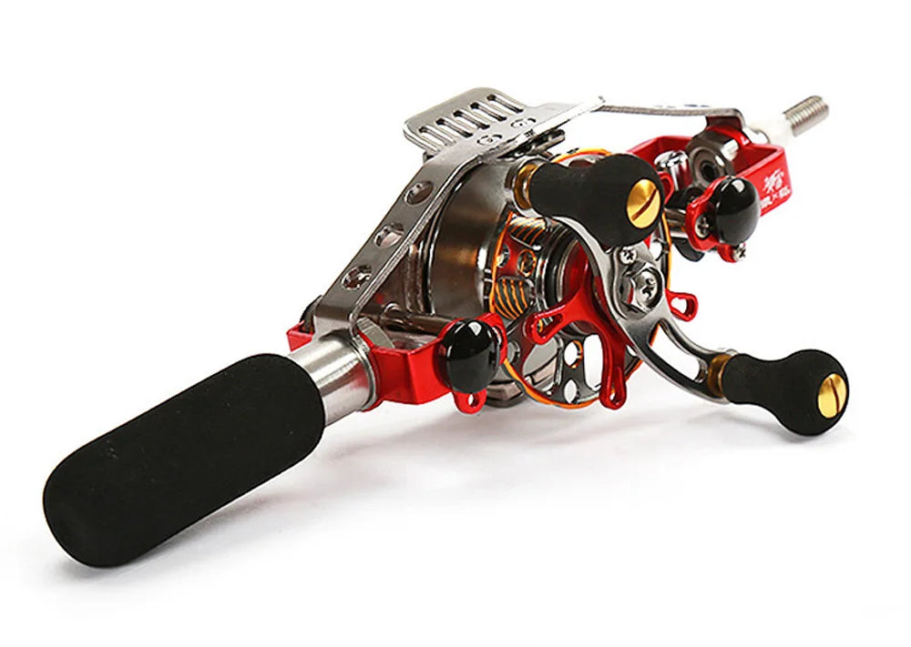 Automatic Discharge All-Metal Body Hollow Fishing Reel DIY Modification Wire-speed Play in The Inner Alignment for Most Hand Rod