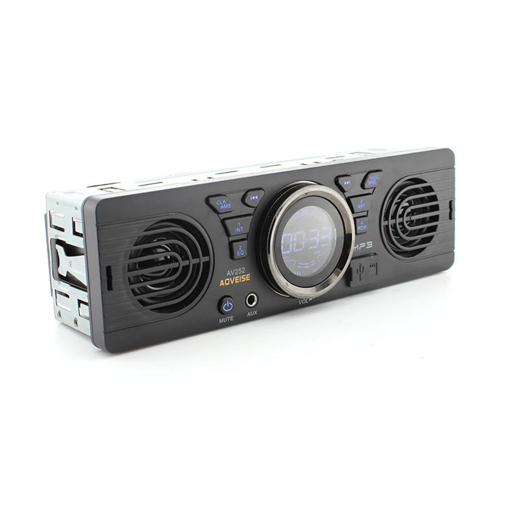 Car Radio MP3 Audio Player 2.4 Inch Display MP3 Car Multimedia Player Support for TF MINI USB AUX Interface Bluetooth-compatible