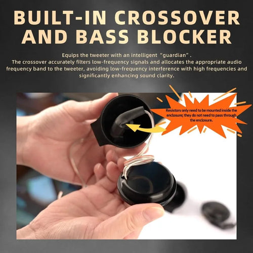 2 haut-parleurs de voiture universels 1 pouce 240W, tweeters de voiture HIFI à dôme en soie 4 ohms, boîtier en aluminium pour la mise à niveau du système de sonorisation de voiture et de cinéma maison