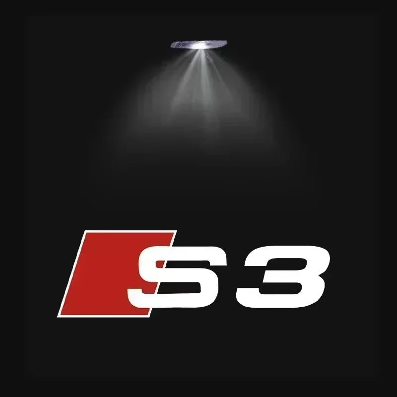 2/4Pcs LED HD Car Door Logo Projector Lamp for Audi A3 A4 B8 A6 C7 A5 Q5 B7 B6 B9 Sline Qattro RS Q3 Q7 S3 S4 S5 S6 S8