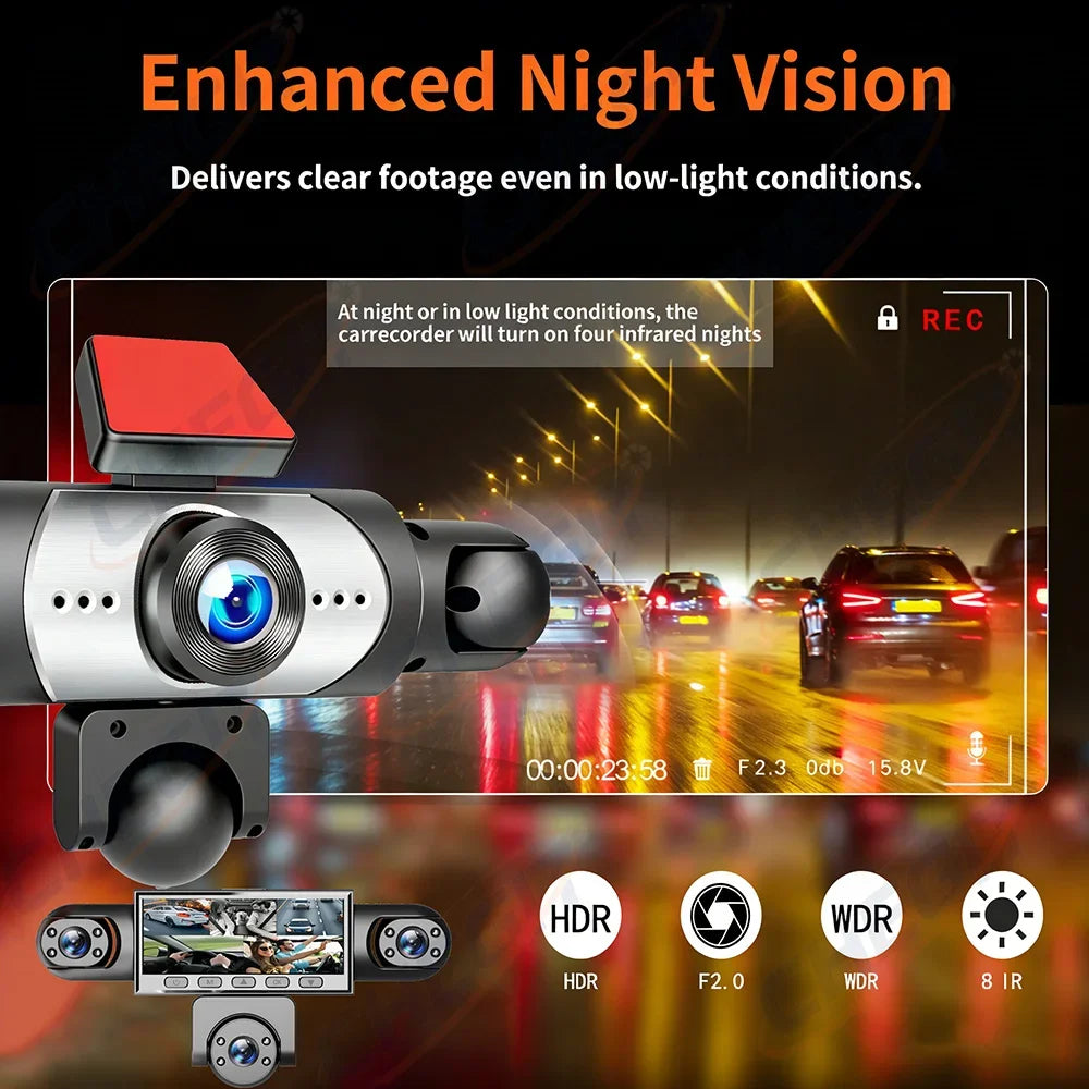Upgrade 4/5Channel 360 Degree Car Dvr 1080P Video Recorder WiFi APP Dashcam 24h Parking Monitor Rear View Camera Car Recorder