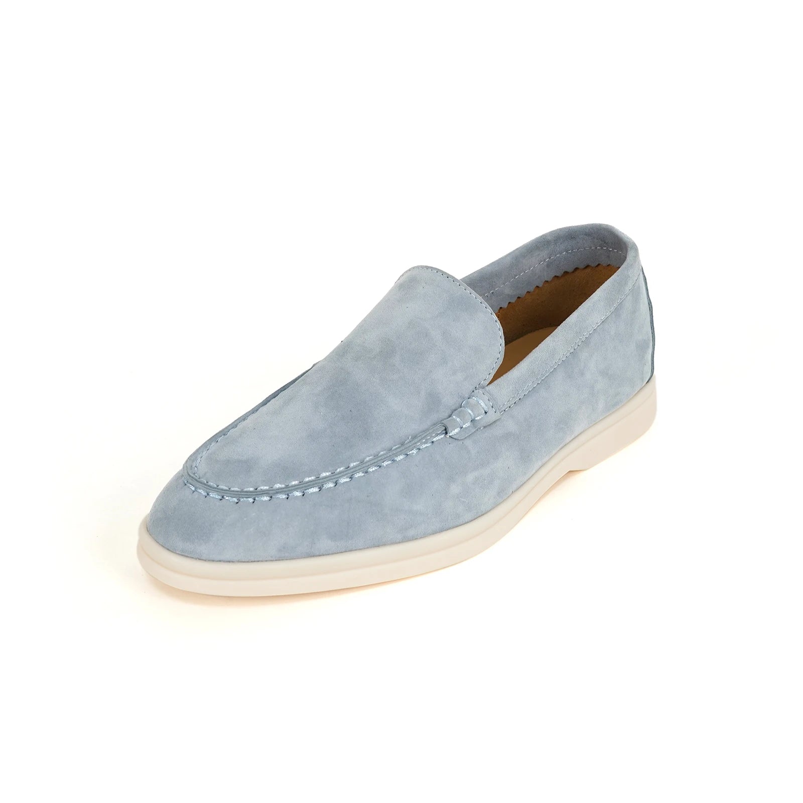 Spring and Autumn Hot Women's Le Fu Shoes Classic Round Head Shallow Mouth Genuine Leather Women's Shoes Retro Daily Shoes