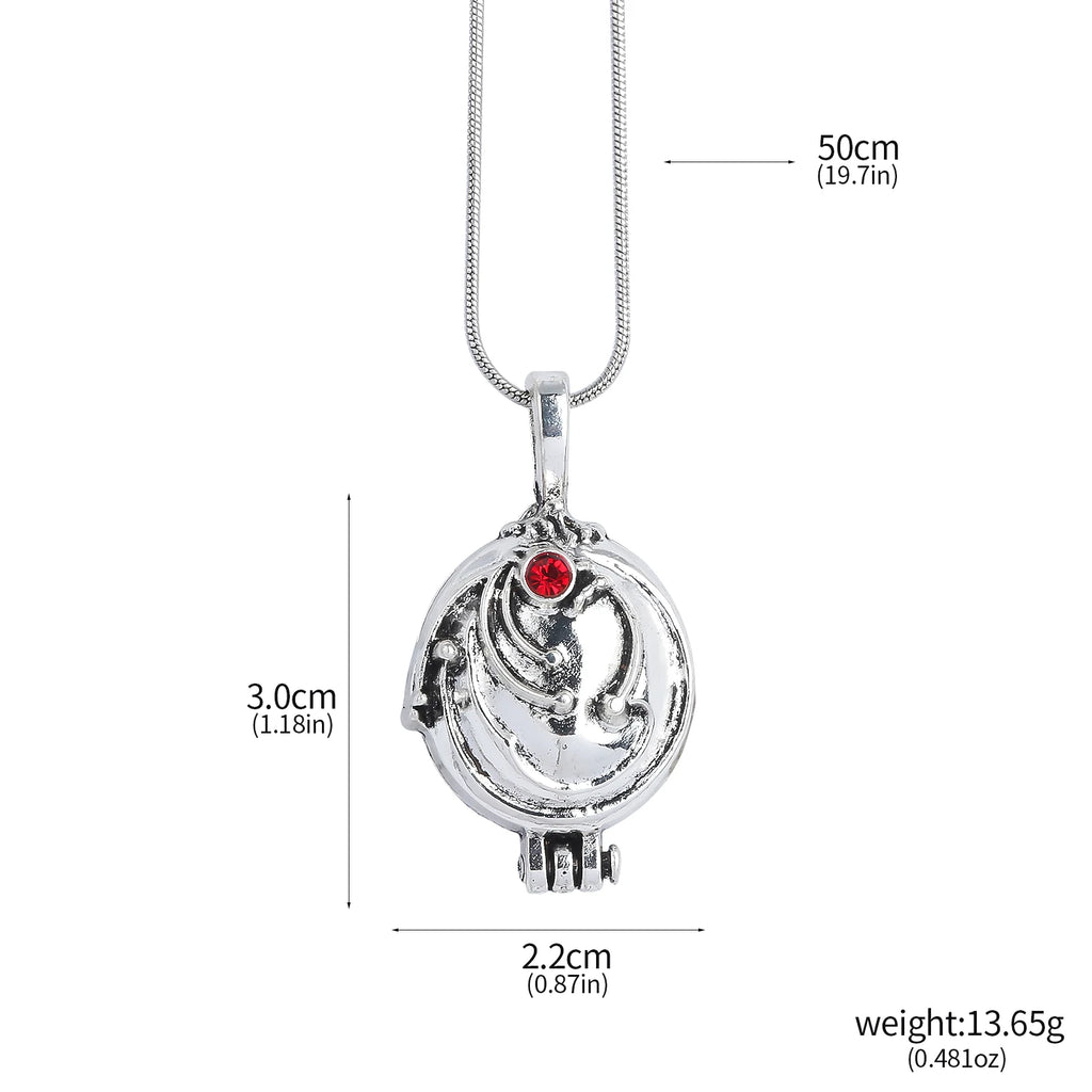 The Vampire Diaries Necklace Elena Gilbert Fashion Vervain Verbena Pendant Photo Locket Jewelry Men Women Christmas Party Gifts