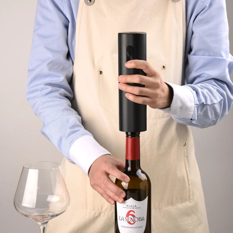 Tire-bouchon électrique automatique pour bouteille de vin rouge avec base de chargement ou piles Outils à vin Produits de cuisine