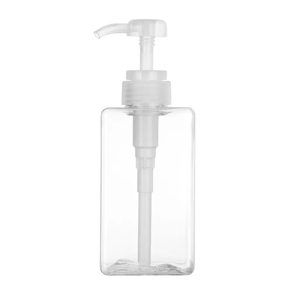 650ml Square Clear Bottle Liquid Soap Whipped Mousse Points Bottling Shampoo Lotion Shower Gel Pump Bottlesnding Soap Dispenser