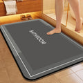 Tapis absorbant de salle de bain de style minimaliste, tapis de sol de cuisine lavable en machine, paillasson intérieur et extérieur, petit tapis de chambre à coucher