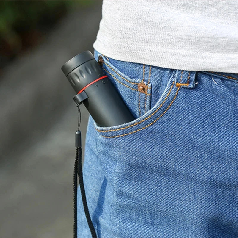 2000x24 HD Monocular Telescope Mini Portable Mobile Phone Telescope with Holder Outdoor Camping Hunting Birdwatching Telescopes