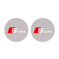 2Pcs Suede Car Water Cup Bottle Holder Anti-slip Mat Pad For Audi Sline A3 A4 A5 A6 A7 A1 A2 A8 Q1 Q2 Q3 Q4 Q5 Q6 Q7 Q8 TT RS3